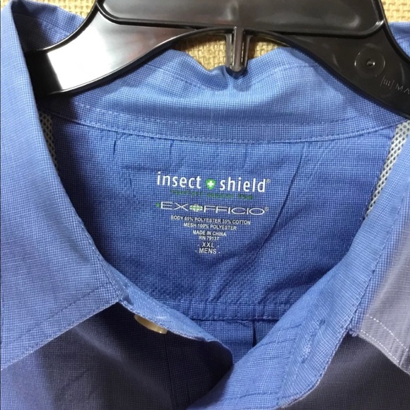 ExOfficio Mens XXL Insect Shield Long Sleeve shirt - Picture 2 of 8